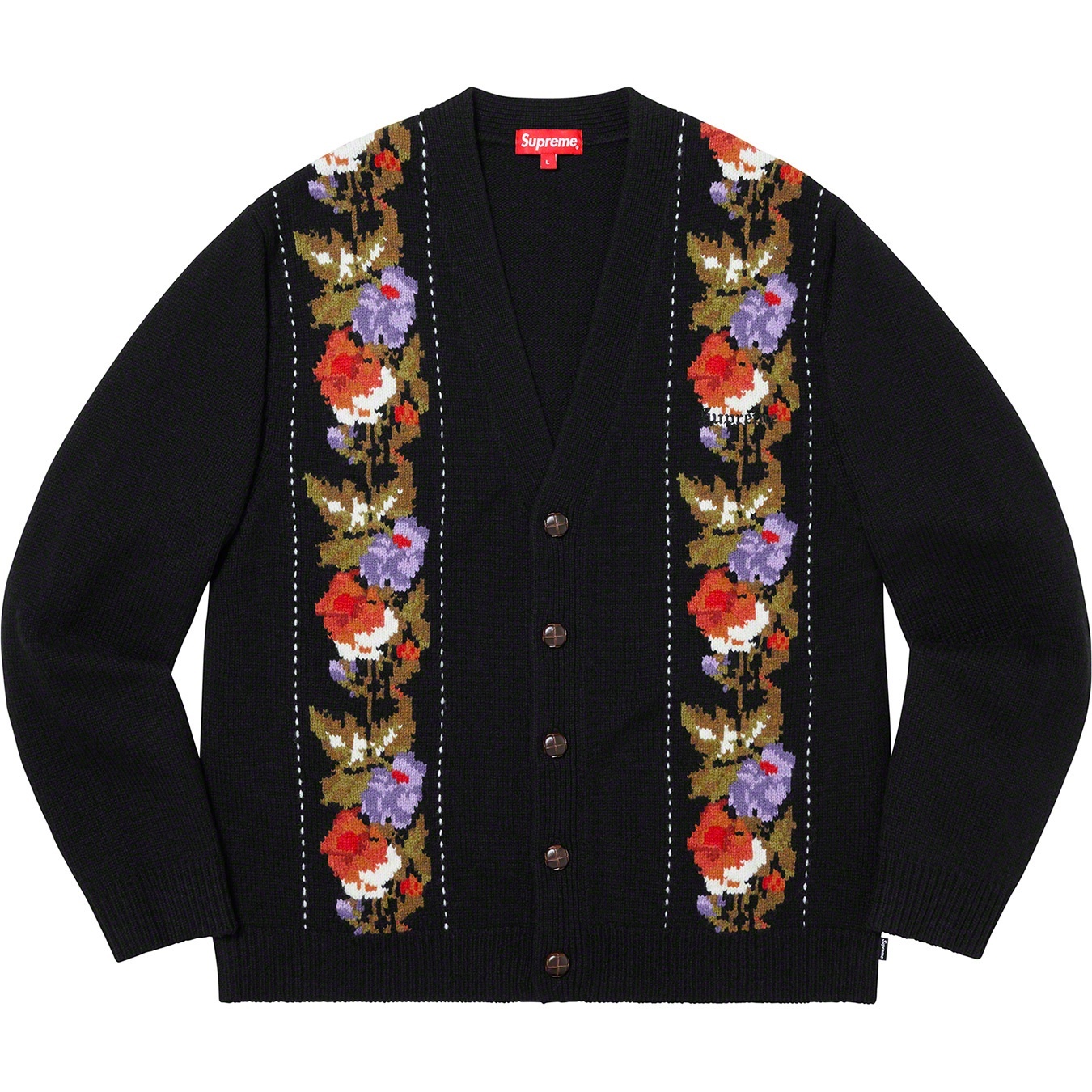 Floral Stripe Cardigan view 5